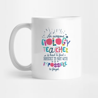 An Awesome Biology Teacher Gift Idea - Impossible to forget Mug